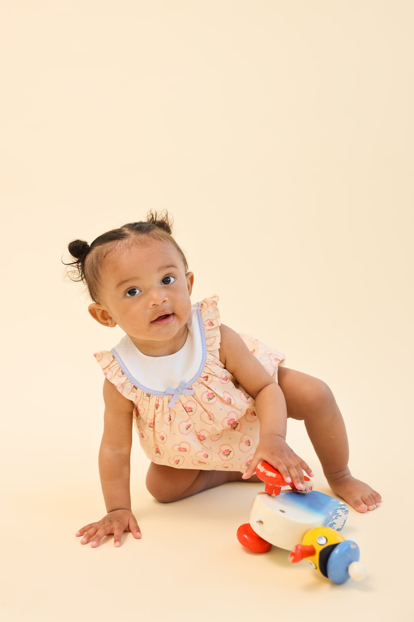 Berta Romper - Rosy Heart