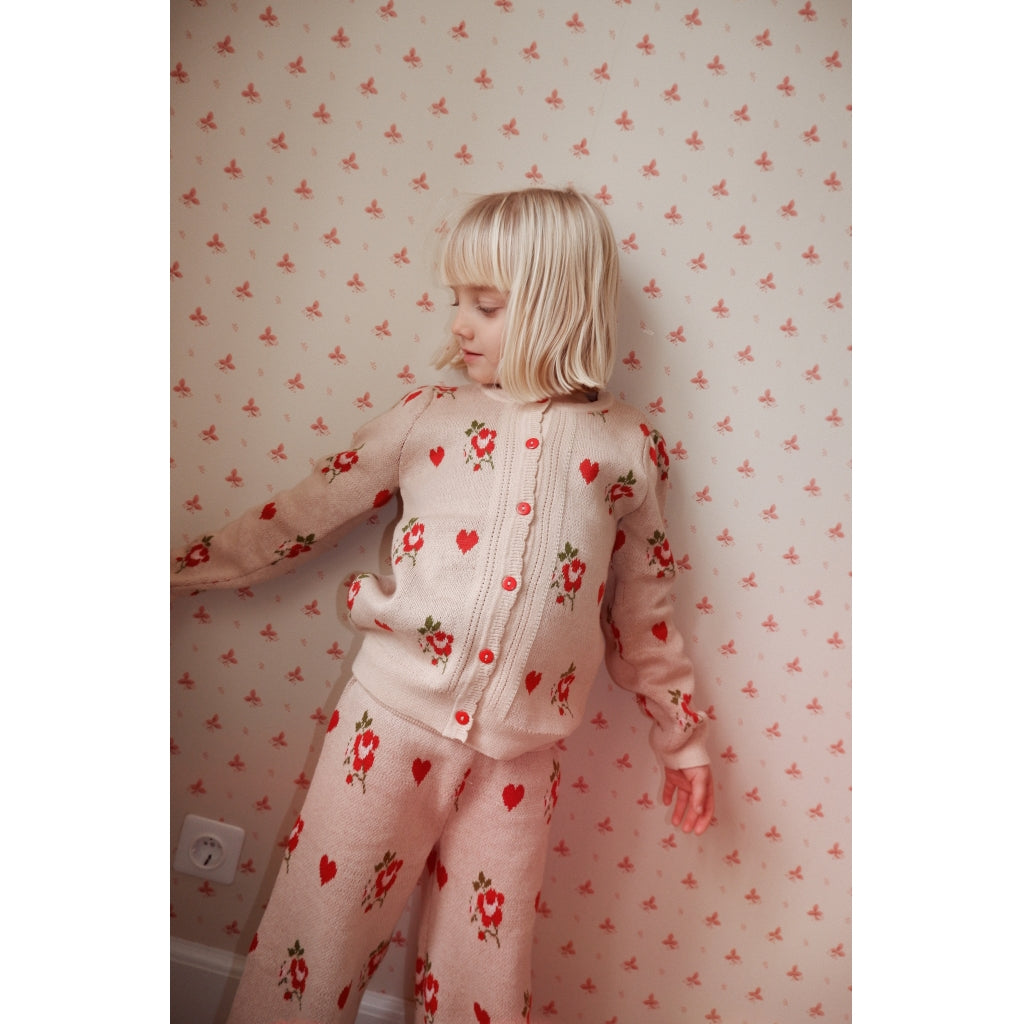 Flöss Aps Amelia Cardigan Cardigan Soft pink