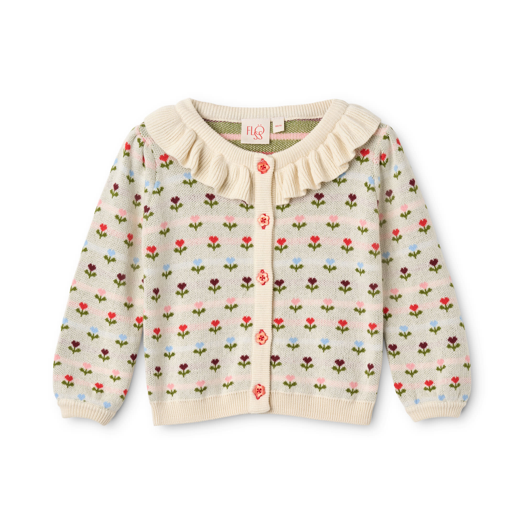 Annabelle Cardigan - Cream Multi Floral