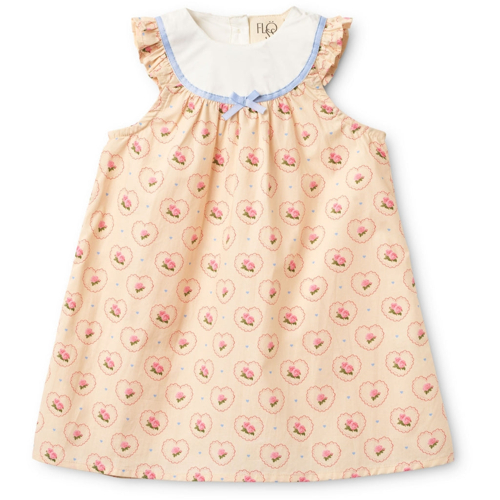 Flöss Aps Berta Dress Dress Rosy Heart