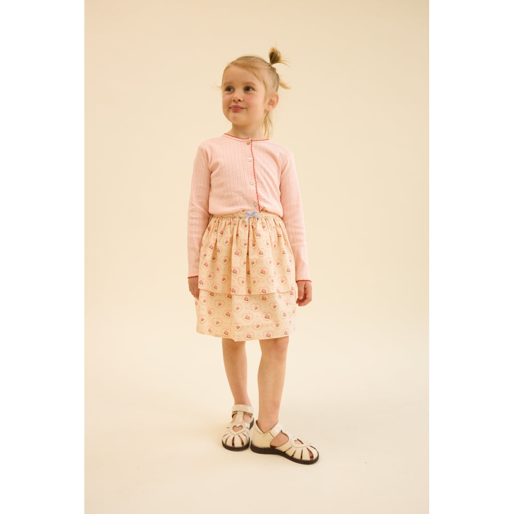 Flöss Aps Berta Skirt Skirt Rosy Heart