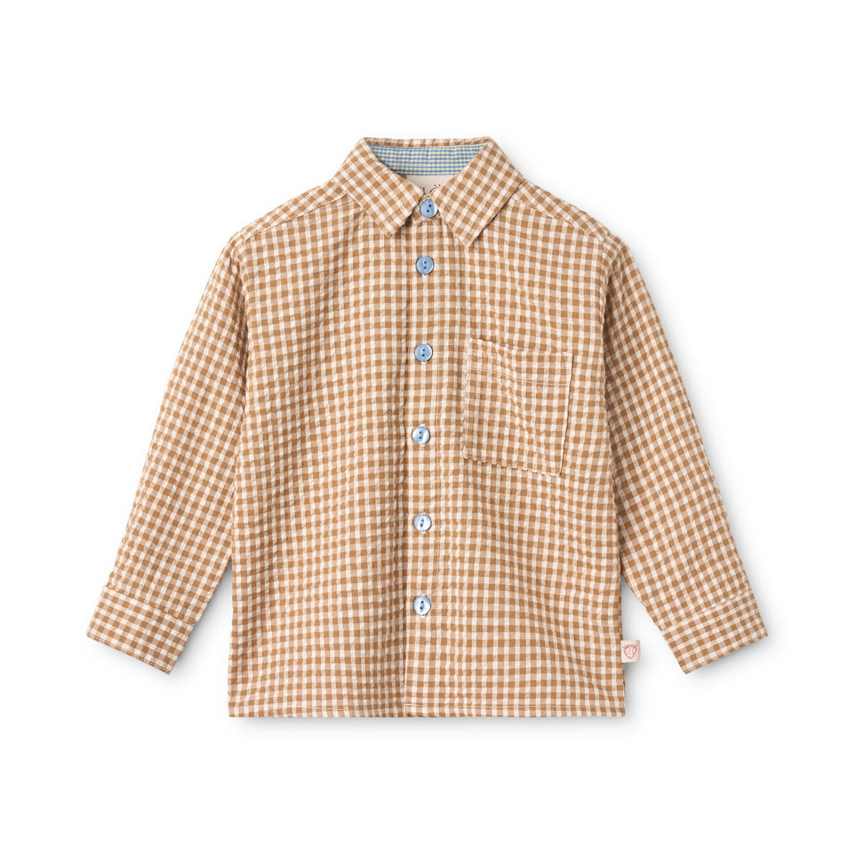 Ellis Shirt - Coffee Gingham