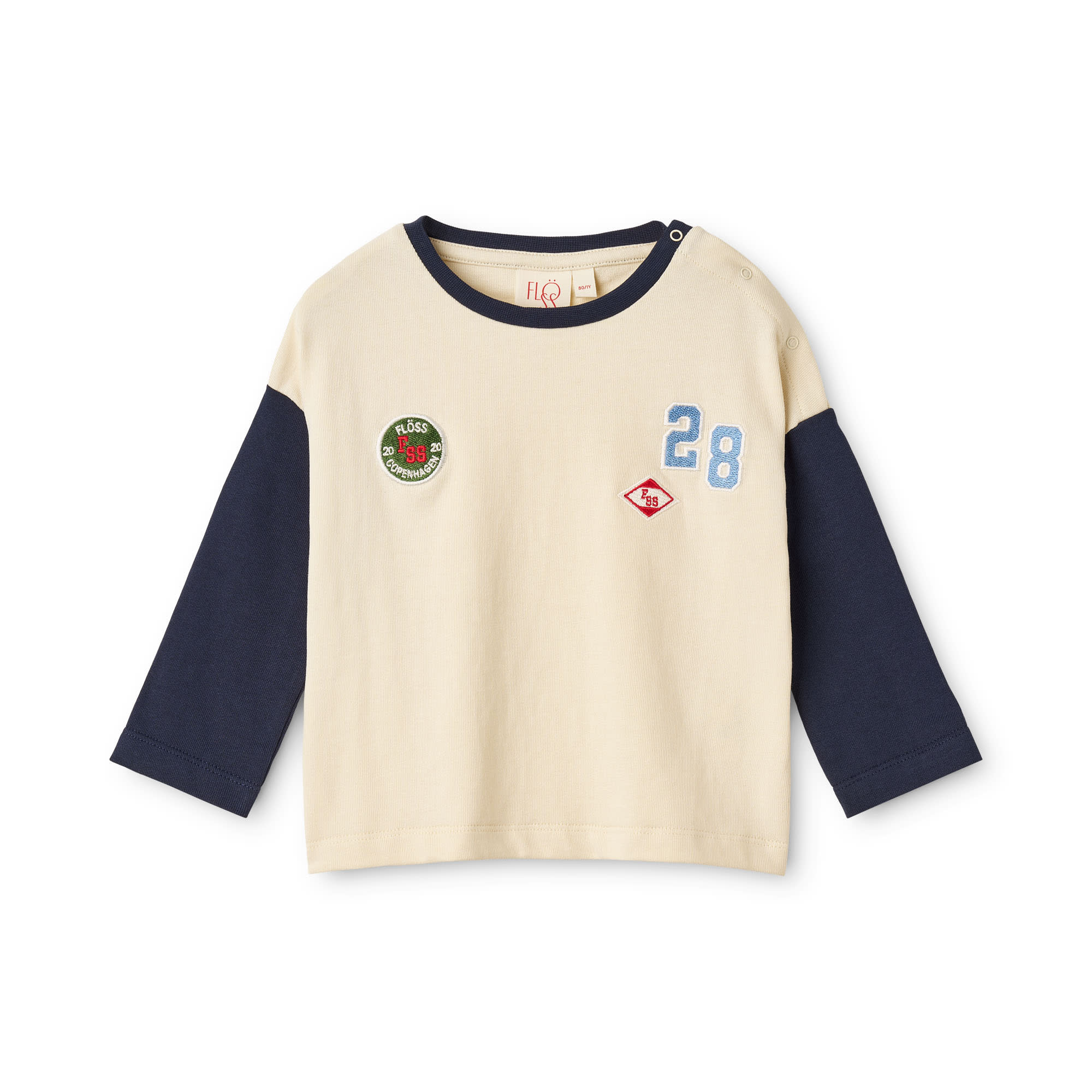 Eskil Blouse - Gentle Cream-Navy