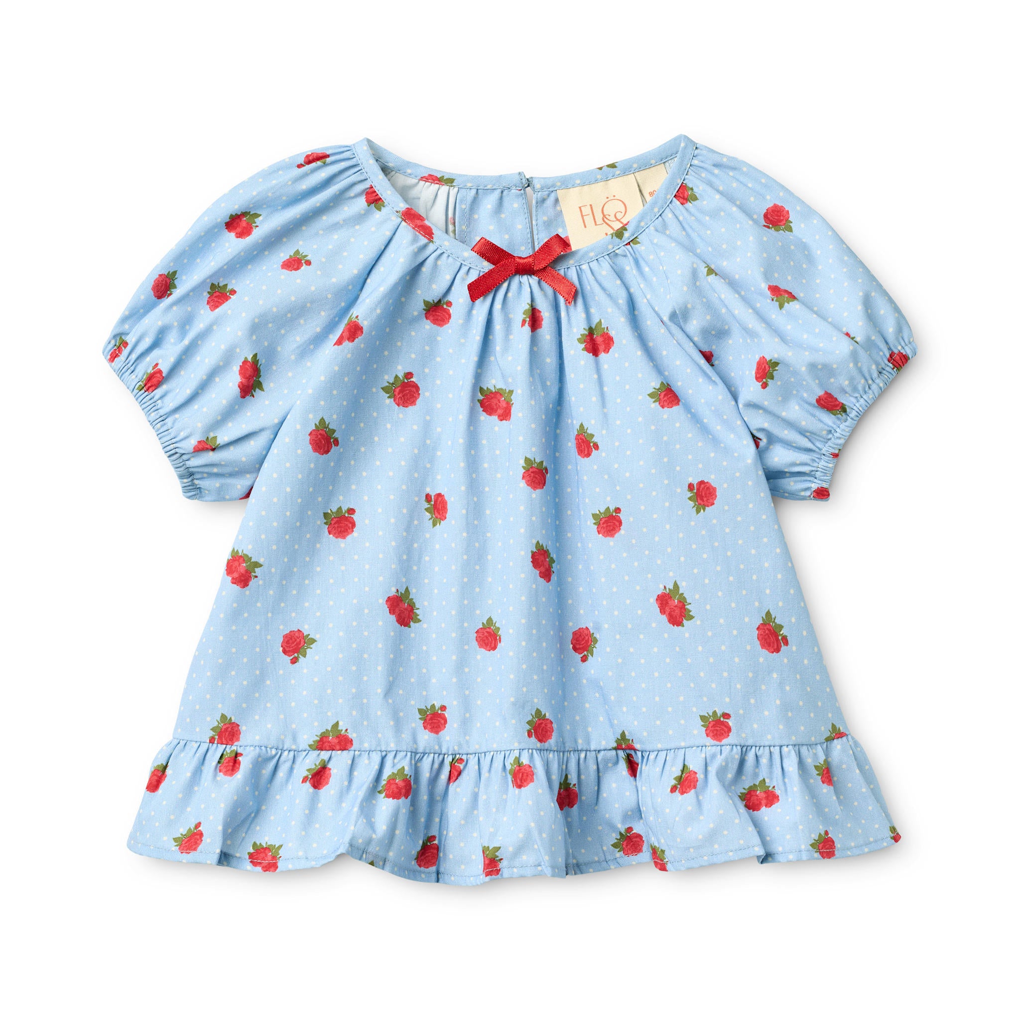 Fiona Blouse - Blue Sky Rose
