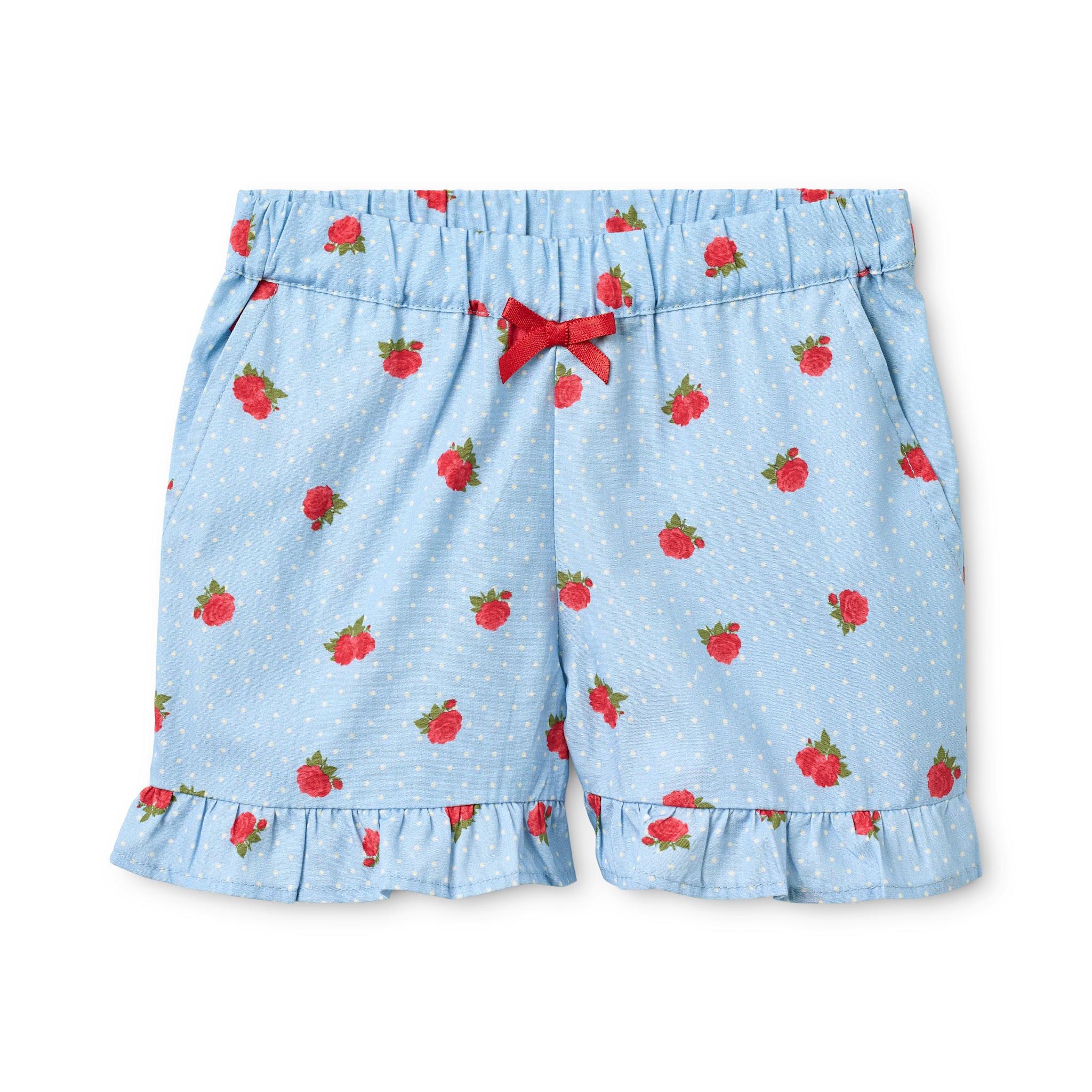 Fiona Shorts - Blue Sky Rose