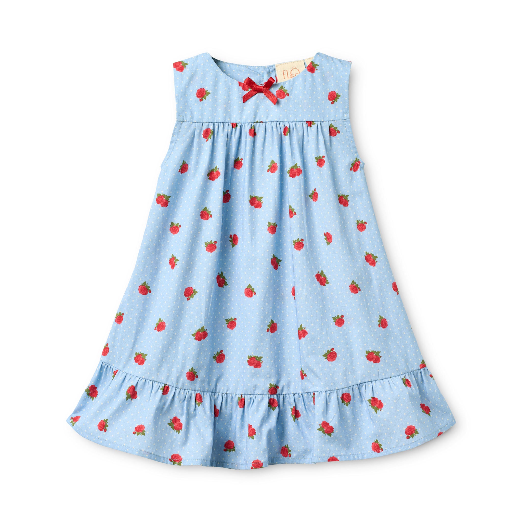 Fiona SL Dress - Blue Sky Rose