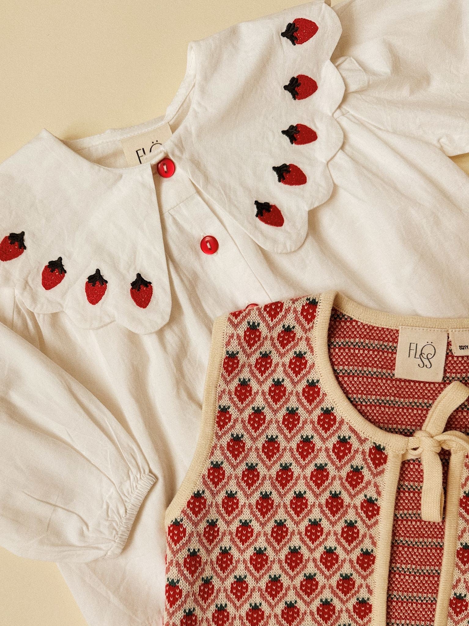 Zuri Vest - Soft White Berry