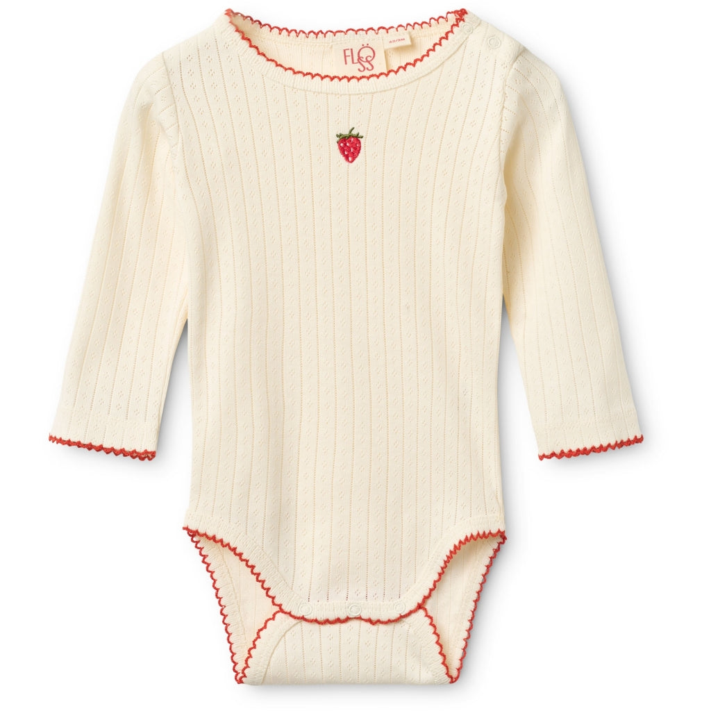 Flöss Aps Flora Pointelle Body Bodystocking Gentle Cream