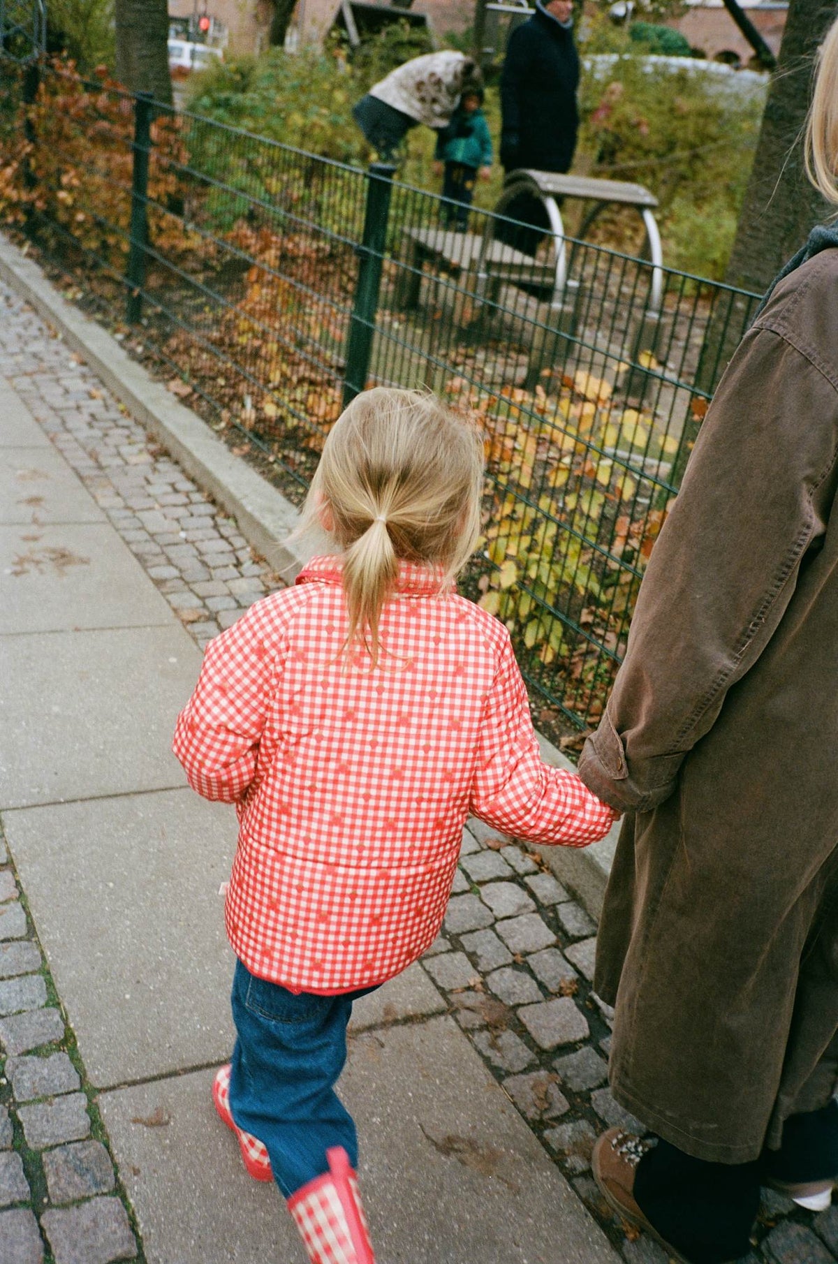 Molly Padded Jacket - Red Berry Gingham