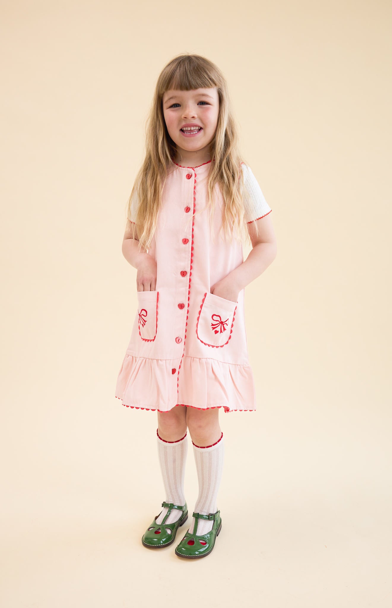 Elina Dress - Soft Rose