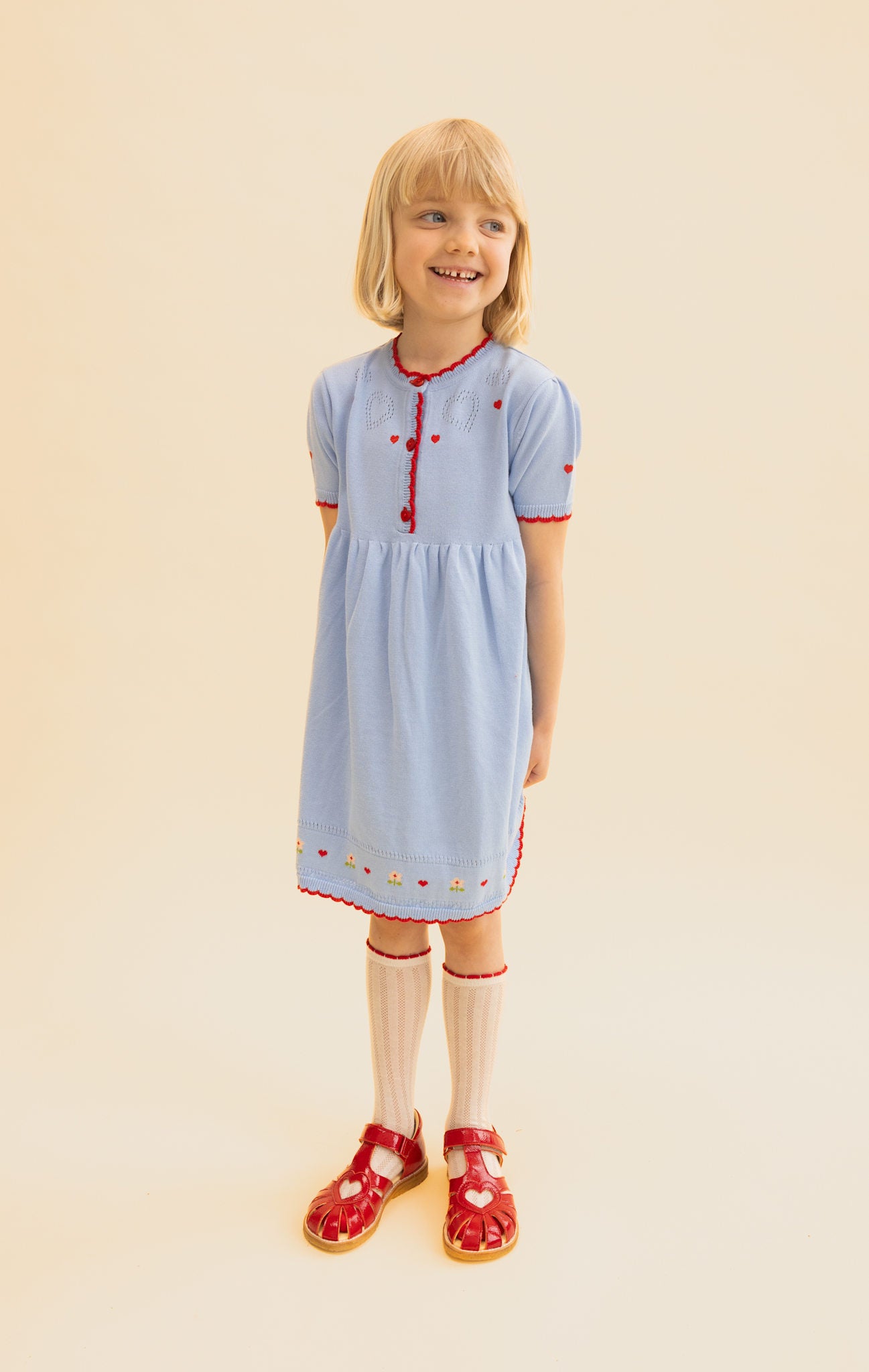 Blanca Dress - Blue Sky