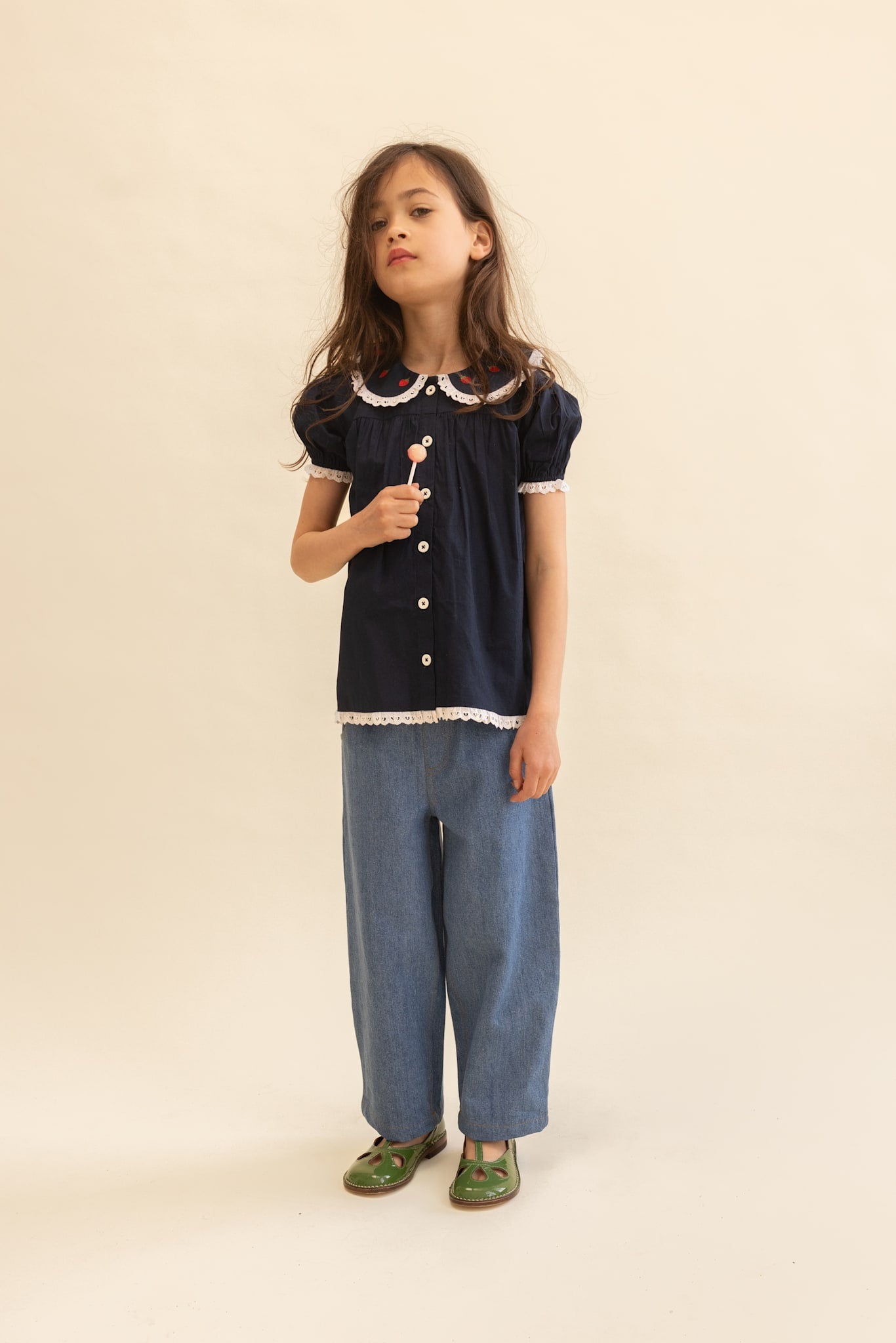Hugo Pants - Mid Blue