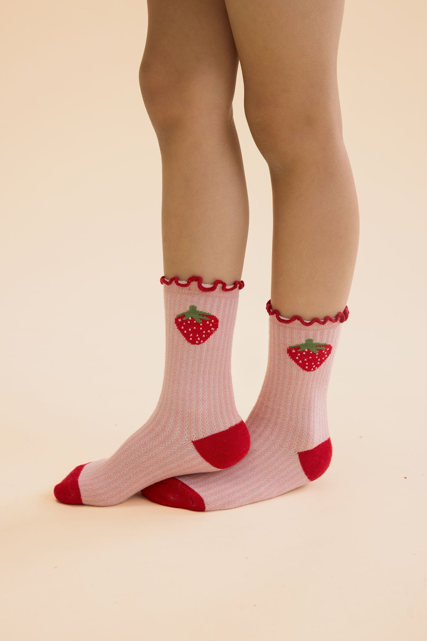 Vigga Socks 2 pack - Pointelle Berry 2-pack