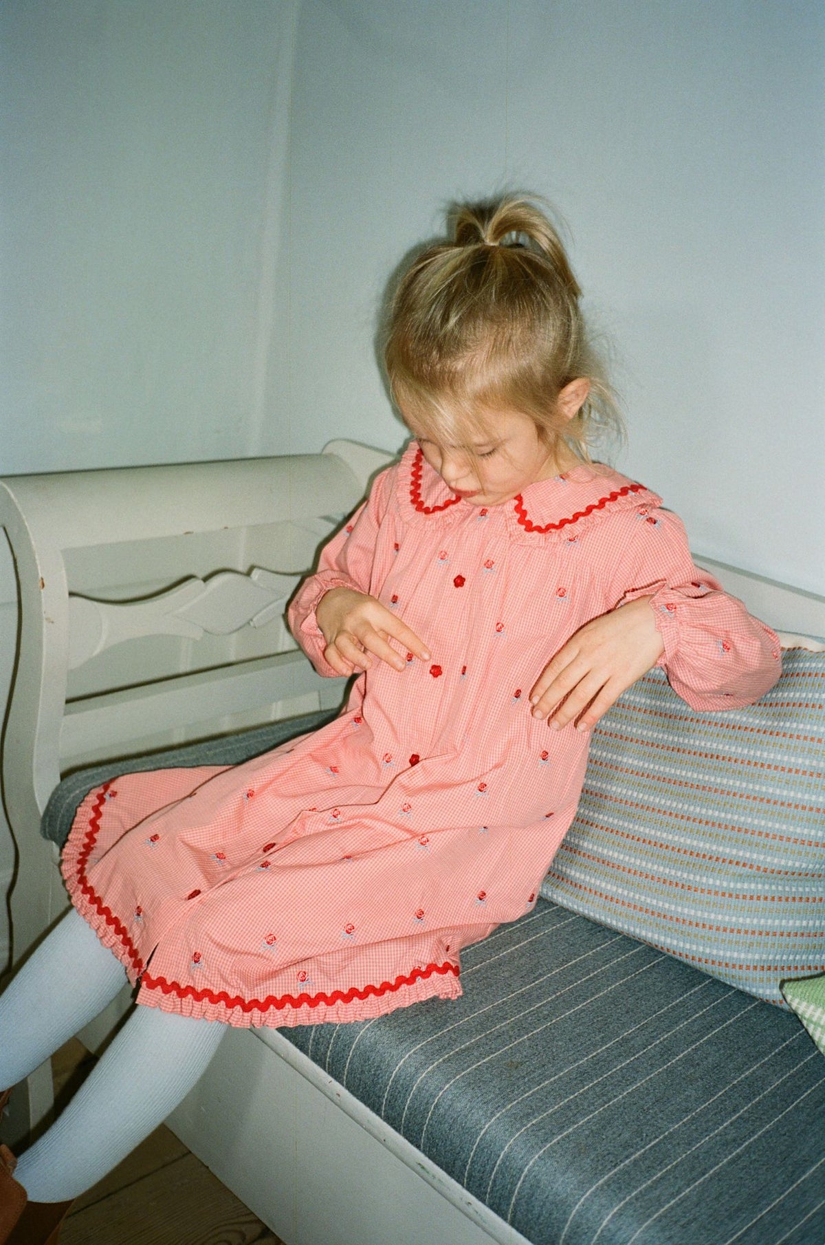 Sonja Dress - Pink Rose Gingham