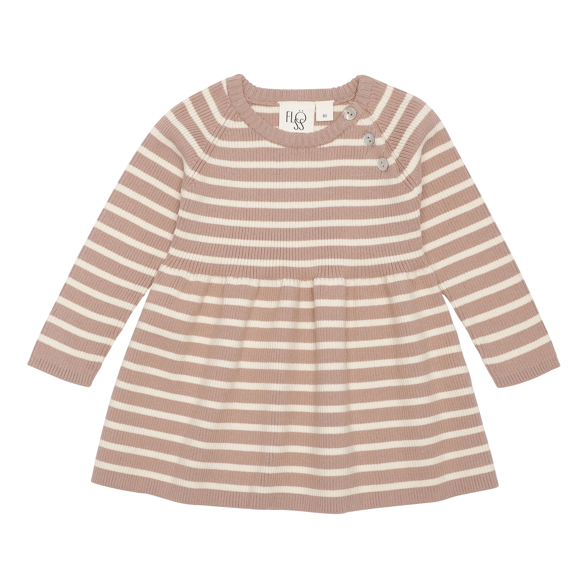Flöss Aps Flye Dress Dress Powder/Offwhite