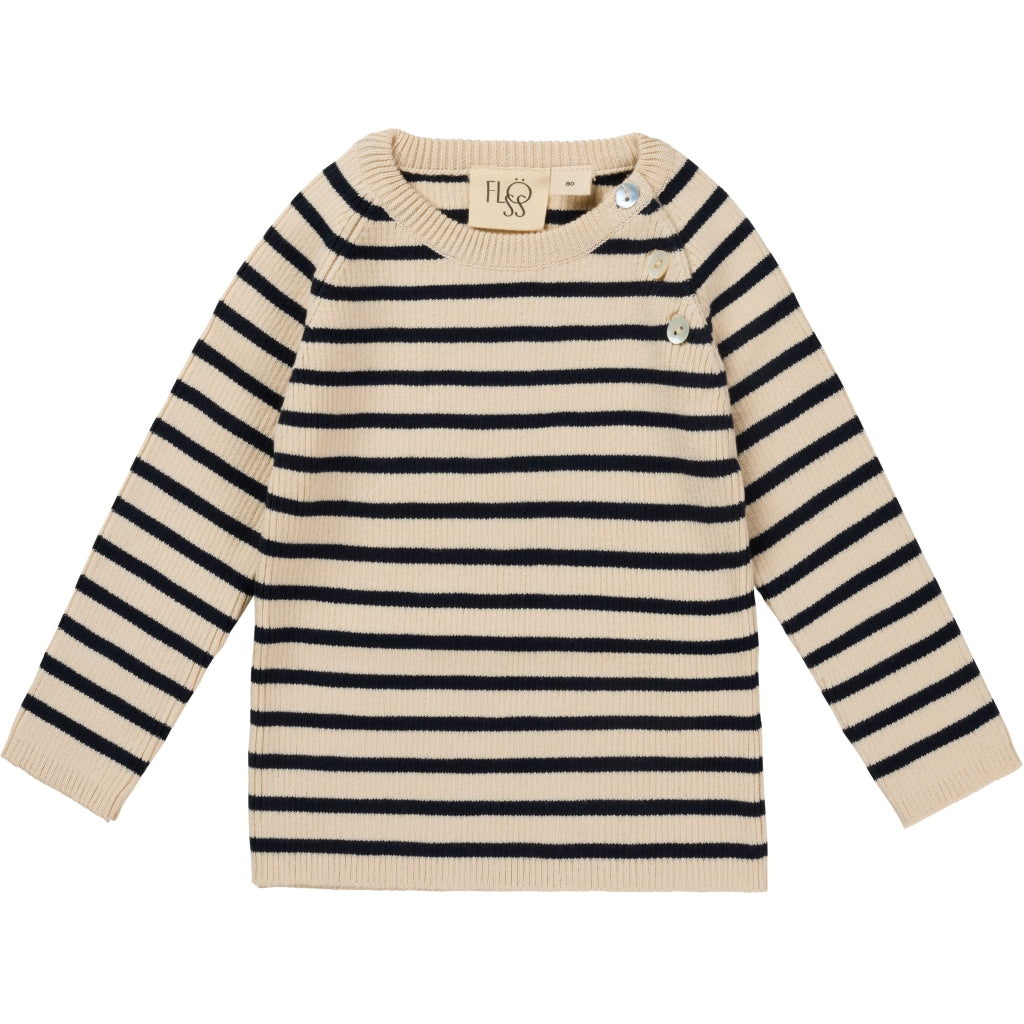 Flöss Aps Flye Sweater Dark Navy/Cloud