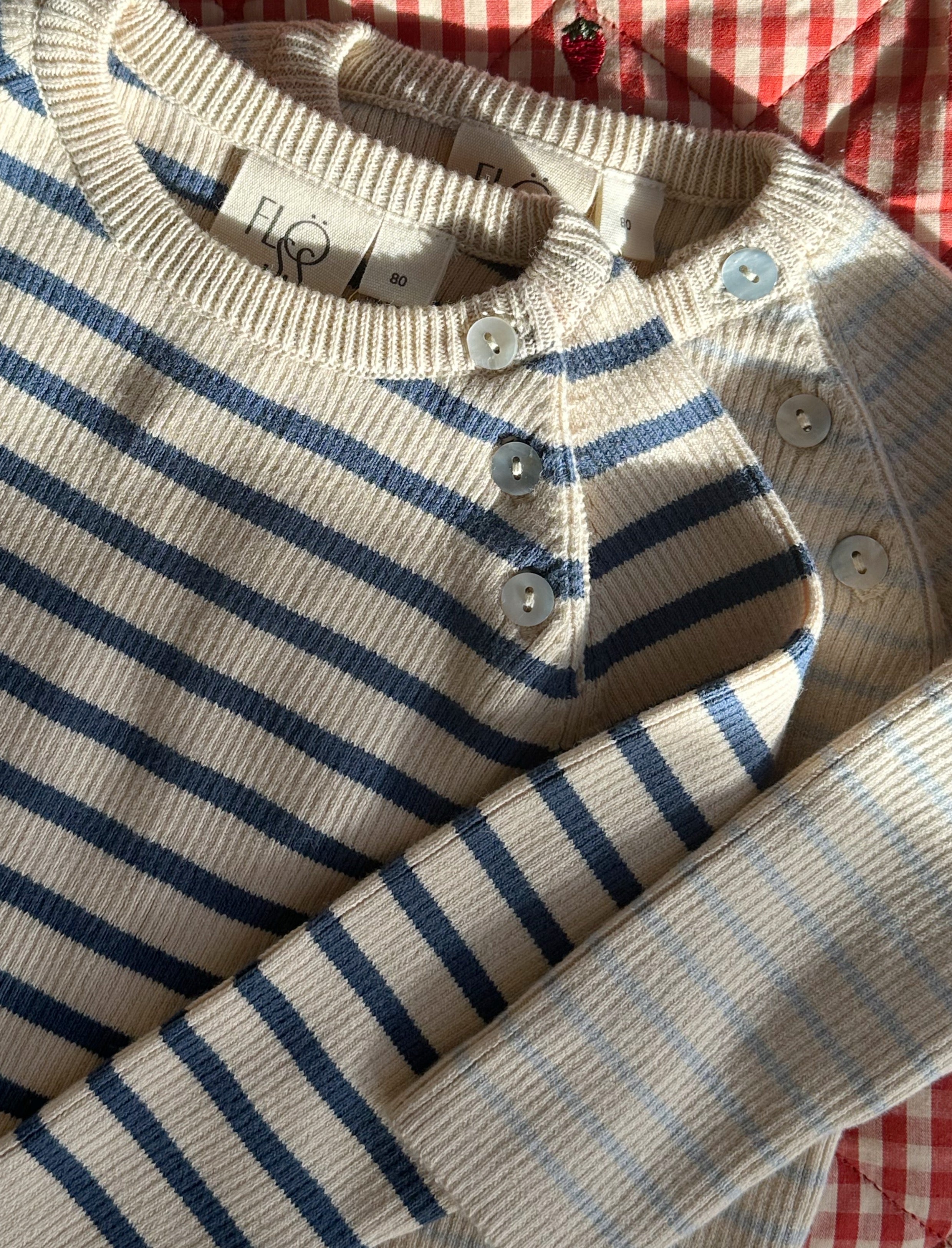 Flöss Aps Flye sweater Sweater Navy midnight/warm cotton