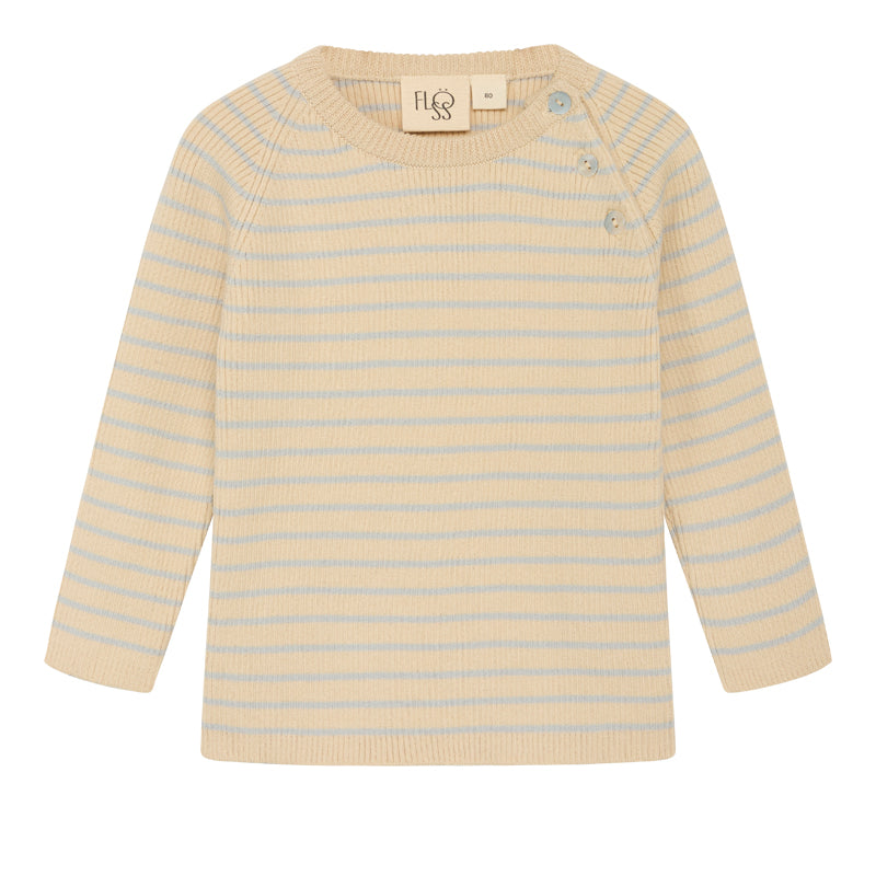 Flöss Aps Flye sweater Sweater Sea salt/Warm cotton