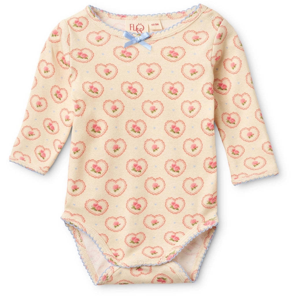 Flöss Aps Fresa O-N Bodystocking Bodystocking Rosy Heart