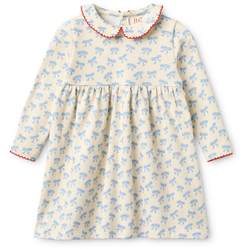 Flöss Aps Ida Dress Dress Bright Blue Bow