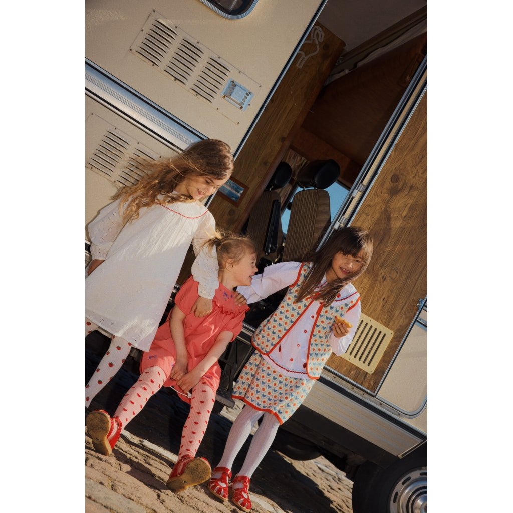 Flöss Aps Lea Vest Vest Berry Heart Mix