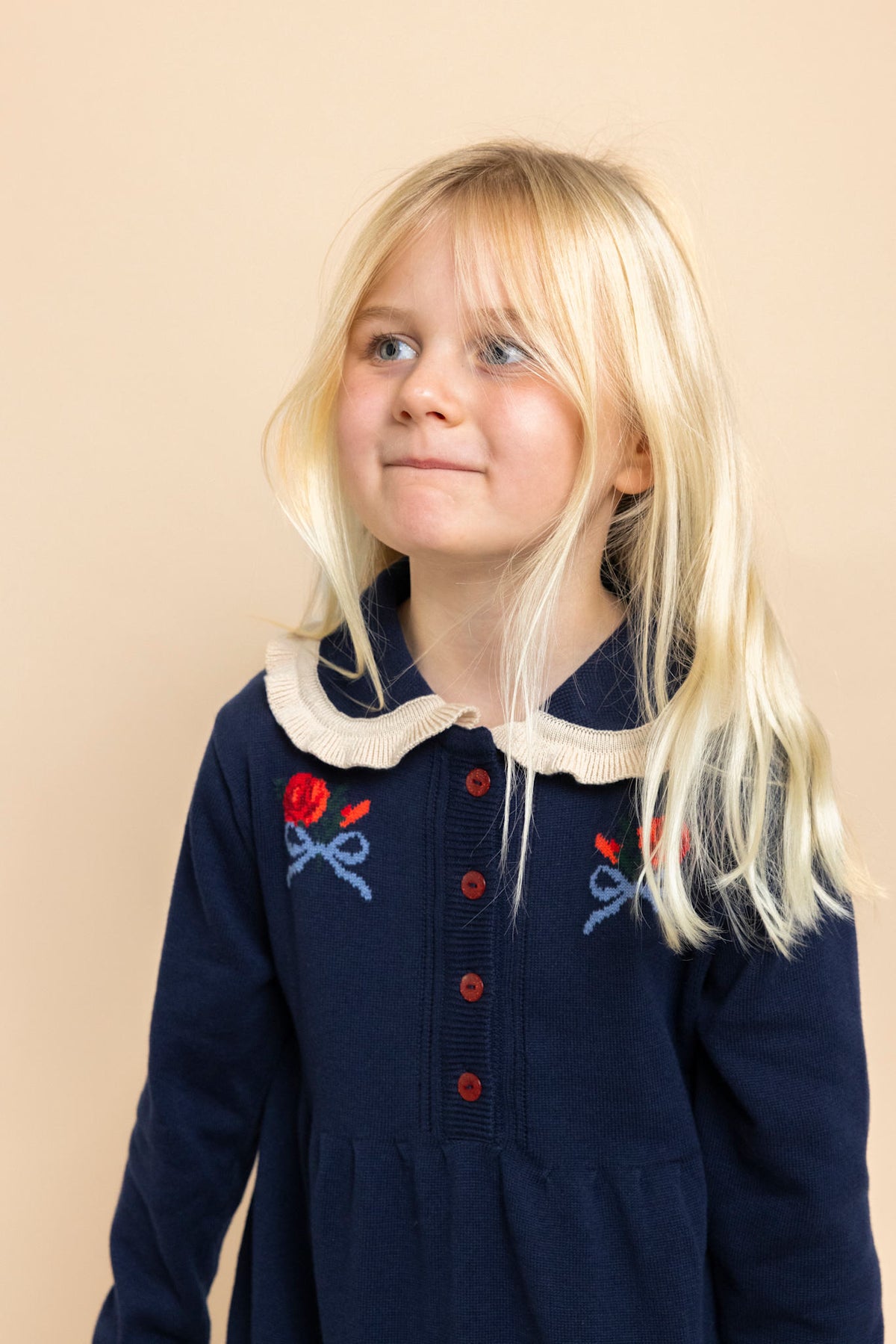 Bianca Dress - New Navy