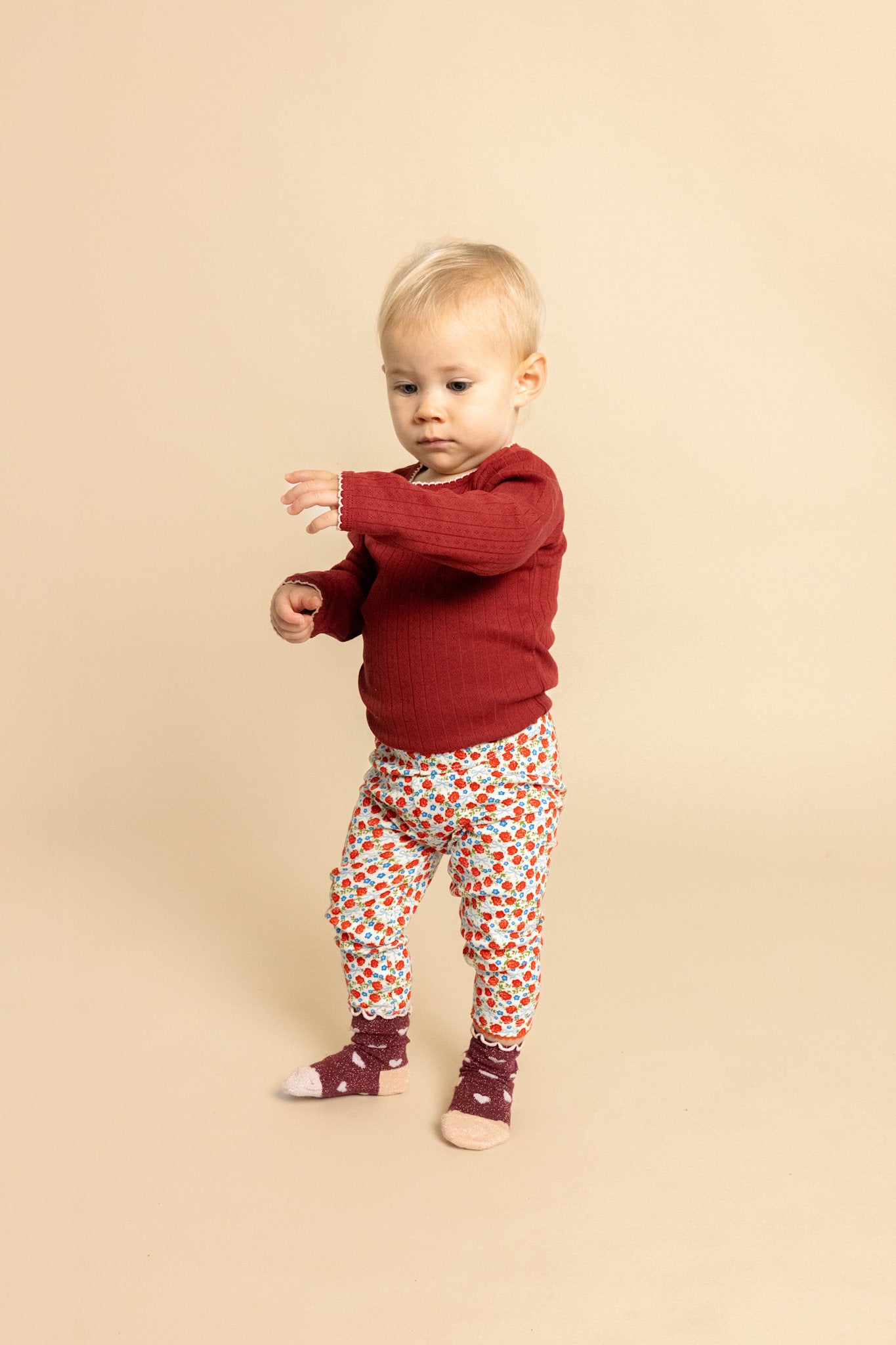 Liva Pointelle Body - Dark Cranberry