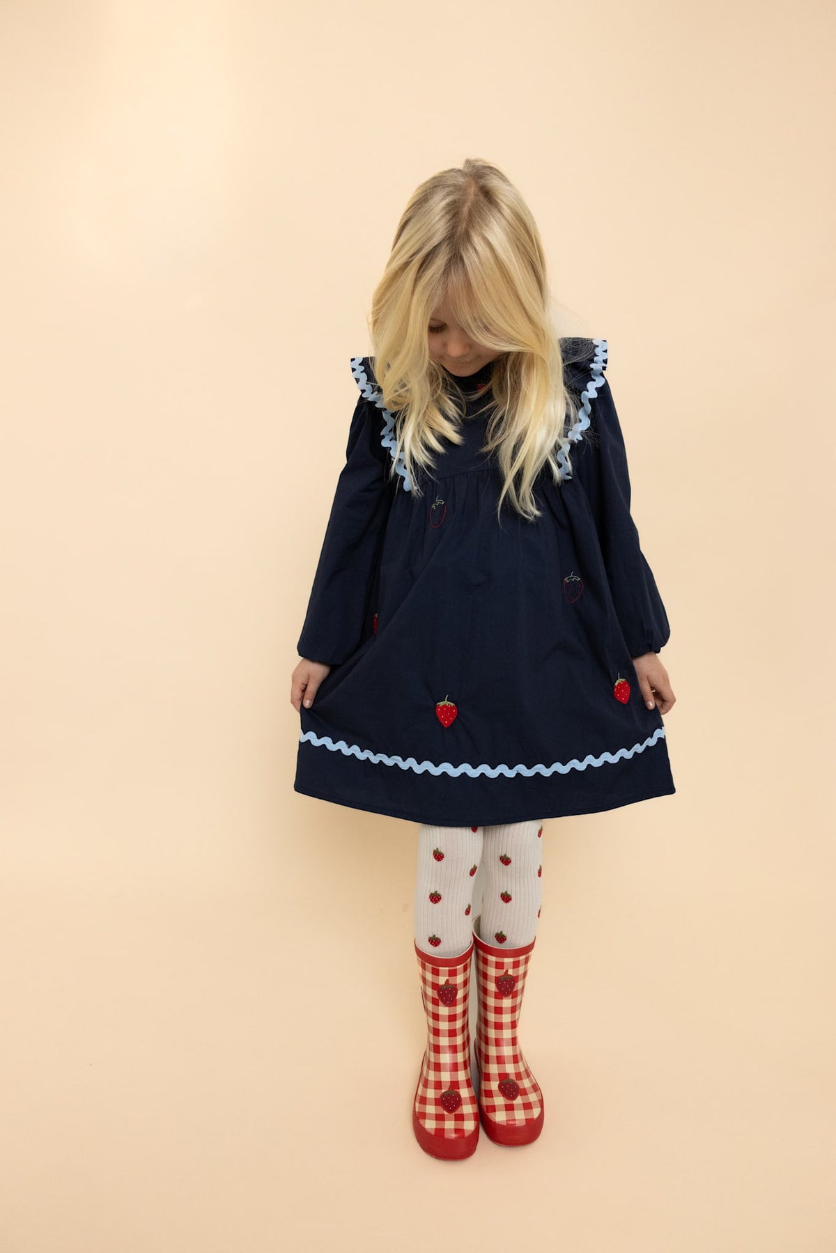 Hannah Dress - New Navy