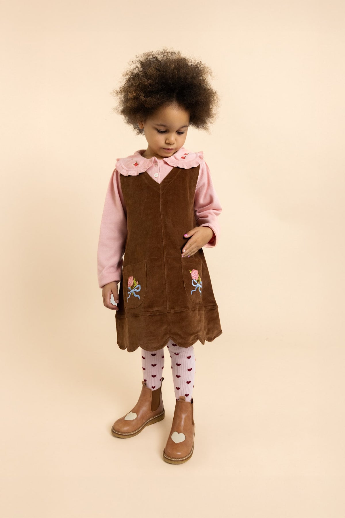 Celeste Dress - Warm Coffee