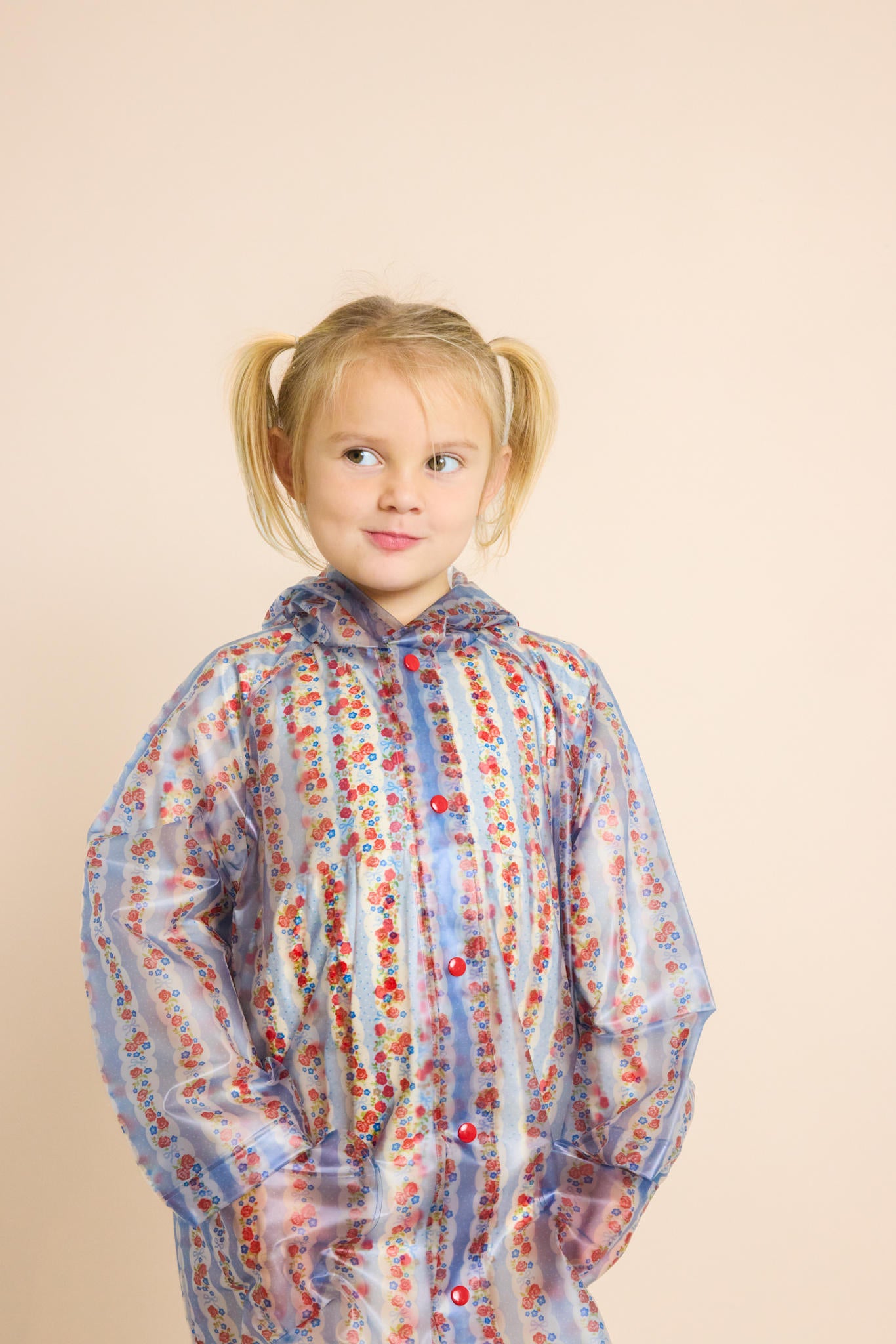 Iris Raincoat - Blue Air Rose