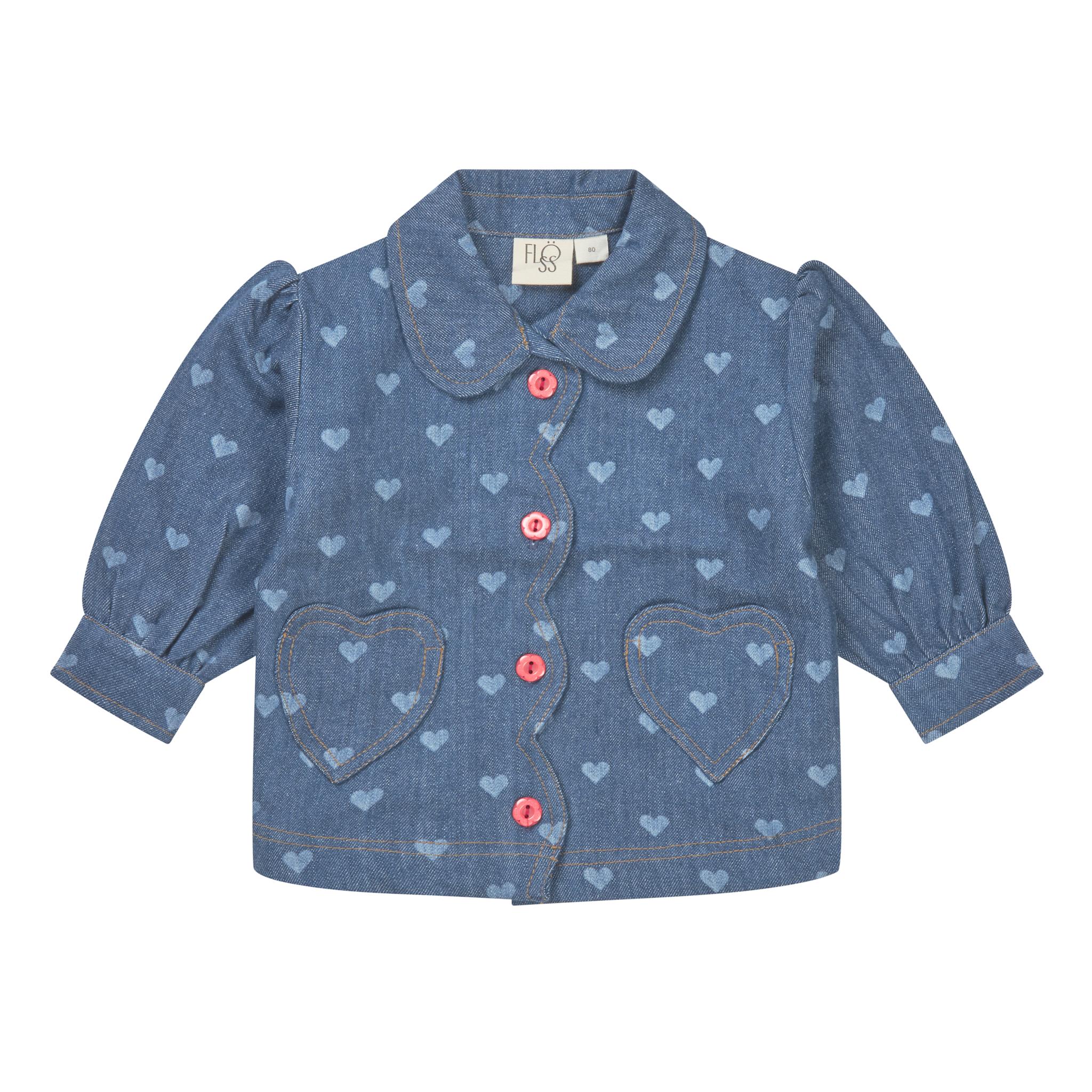 Lollo Overshirt - Blue Denim/Hearts