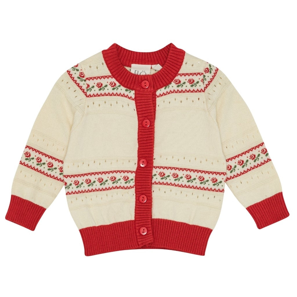 Flöss Aps Lucca Cardigan Cardigan Soft white