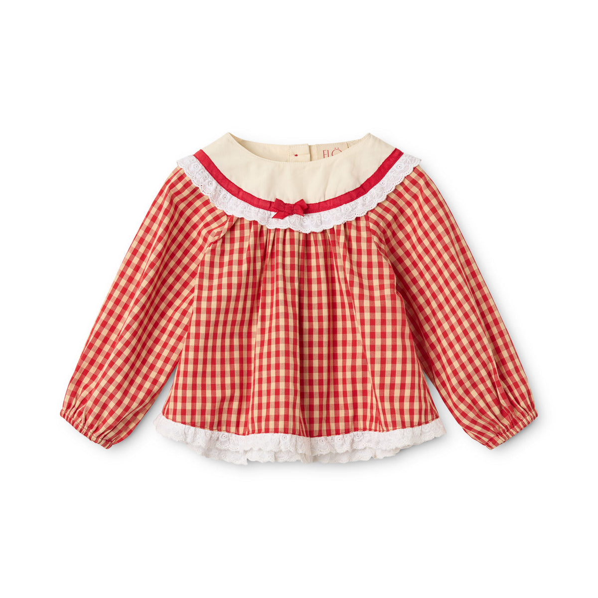 Lucia Blouse - Poppy Red Gingham