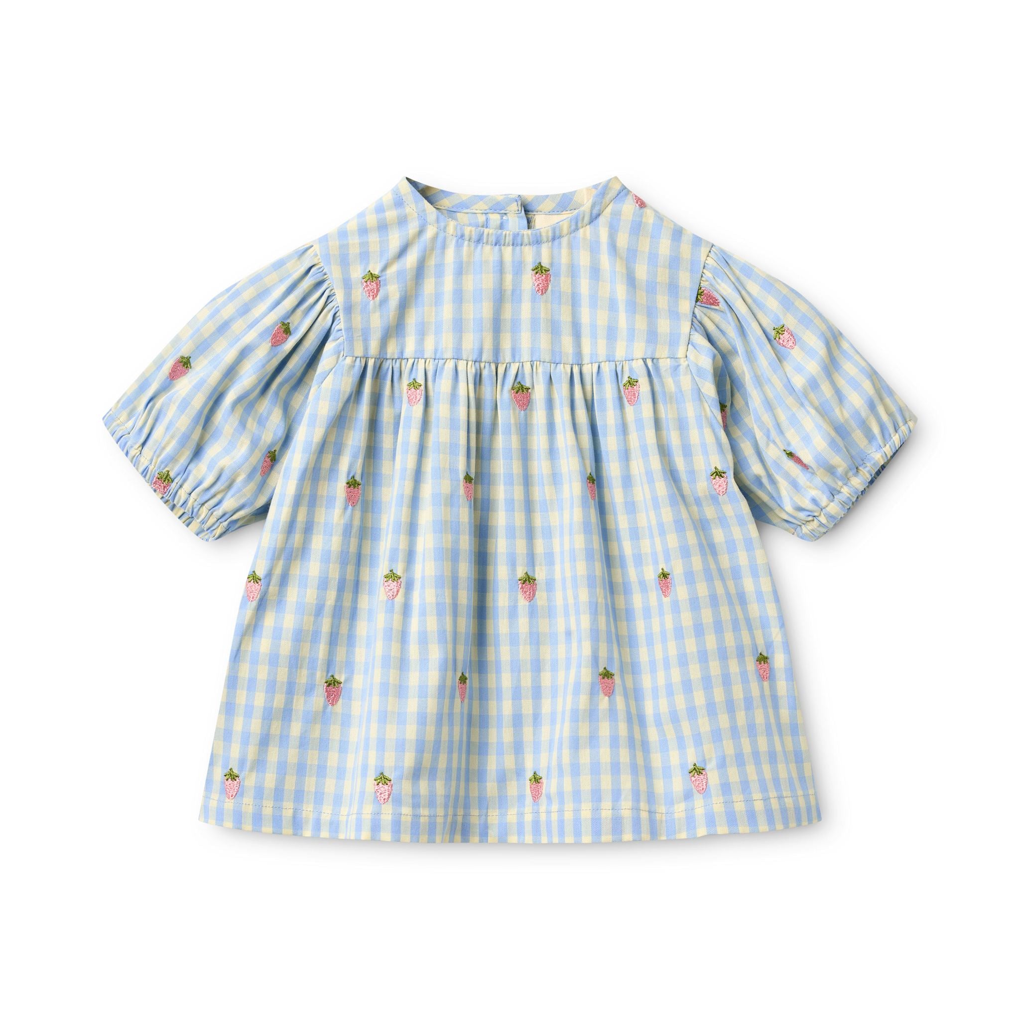 Mille Blouse - Sky Berry Gingham