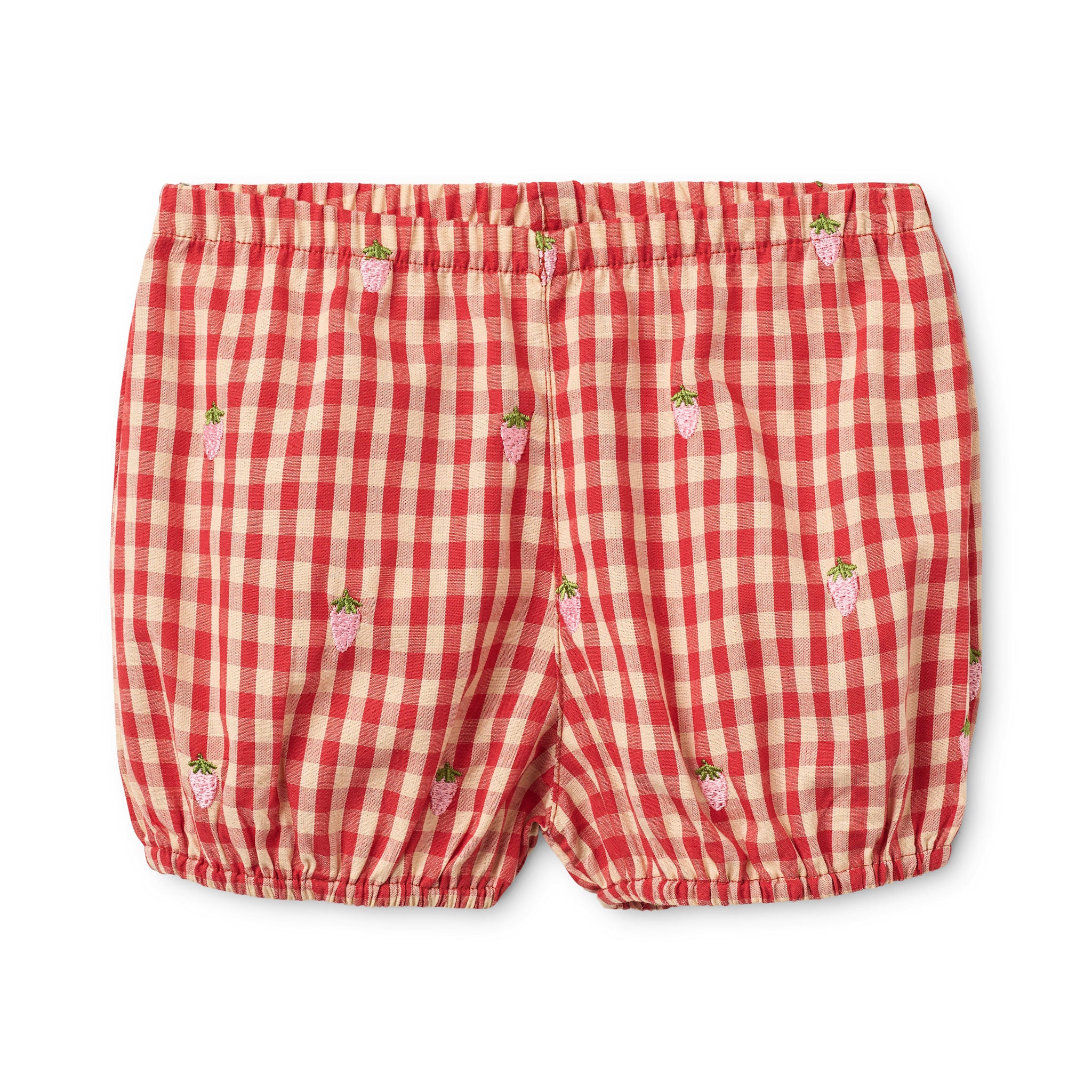 Molly Pineberry Baby SS Set - Red-pink Berry Gingham