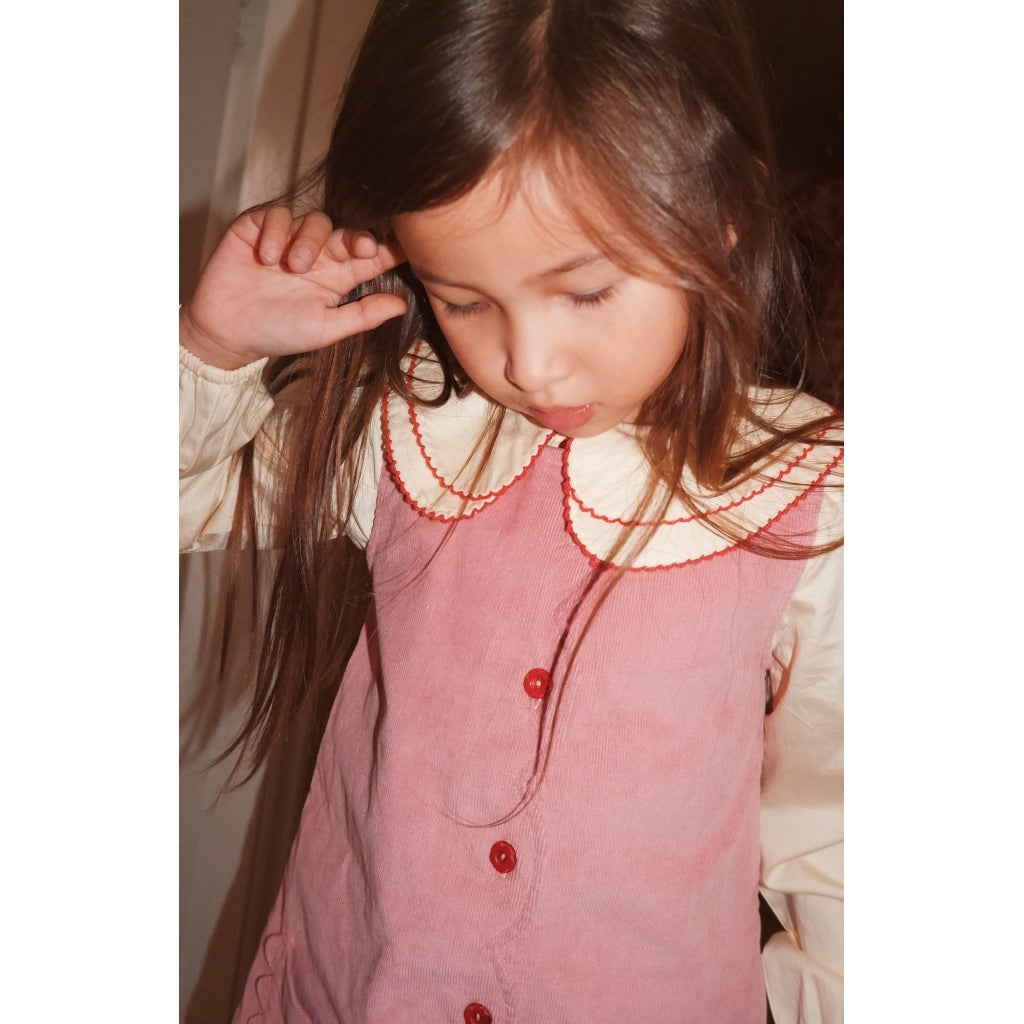 Flöss Aps Mia Dress Dress Velvet Rose