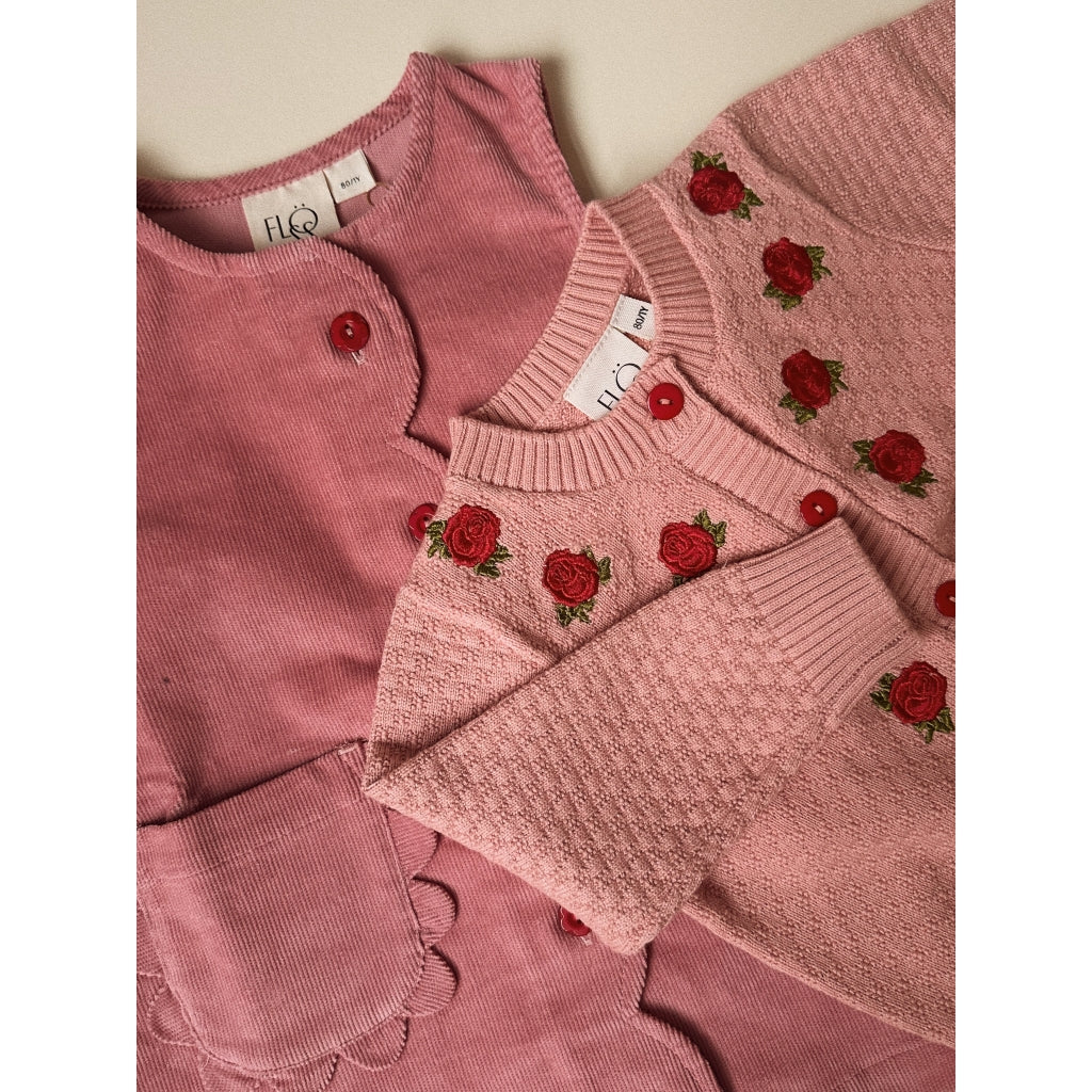 Flöss Aps Mia Dress Dress Velvet Rose