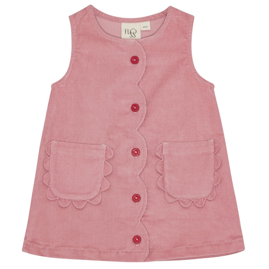 Flöss Aps Mia Dress Dress Velvet Rose