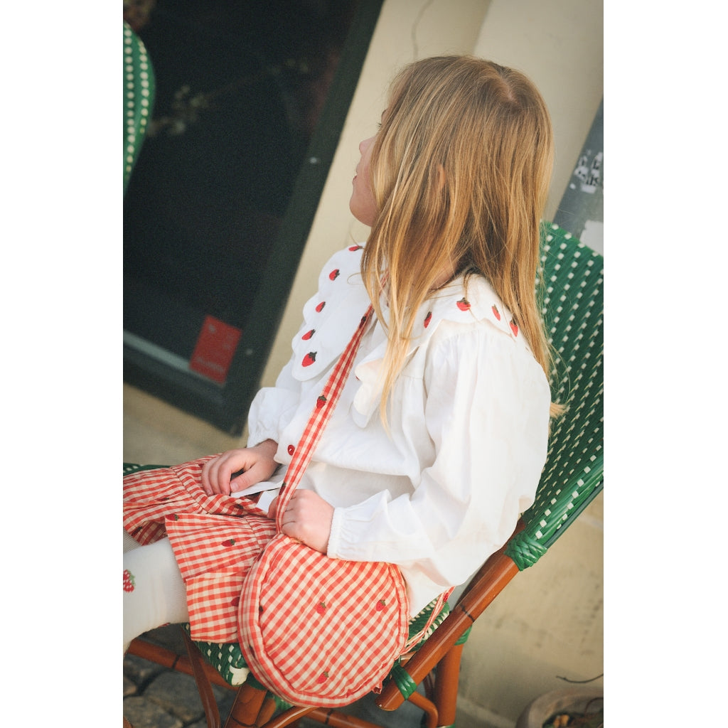 Flöss Aps Molly Mini Shoulder Bag Bag Pink Berry Gingham