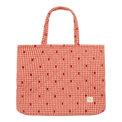 Flöss Aps Molly Quilted Bag Bag Berry Gingham