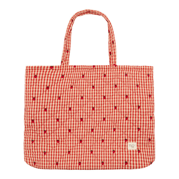 Flöss Aps Molly Quilted Bag Bag Berry Gingham
