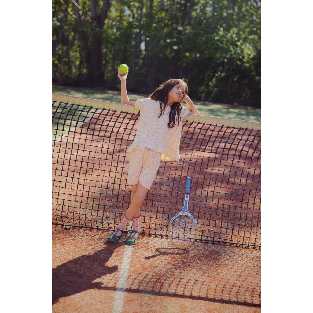 Flöss Aps Nohr Shorts Shorts Cream-Pink heart