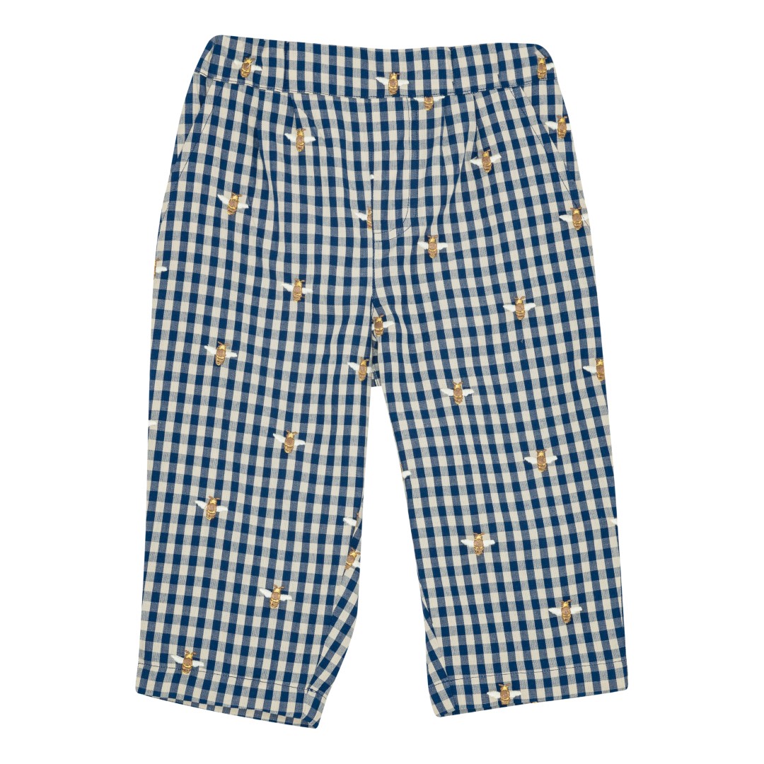 Olivian Pants - Bee Blue Check
