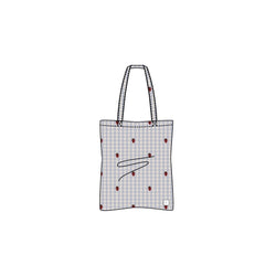 Flöss Aps Polly Tote Small Tote Berry/Blue Gingham