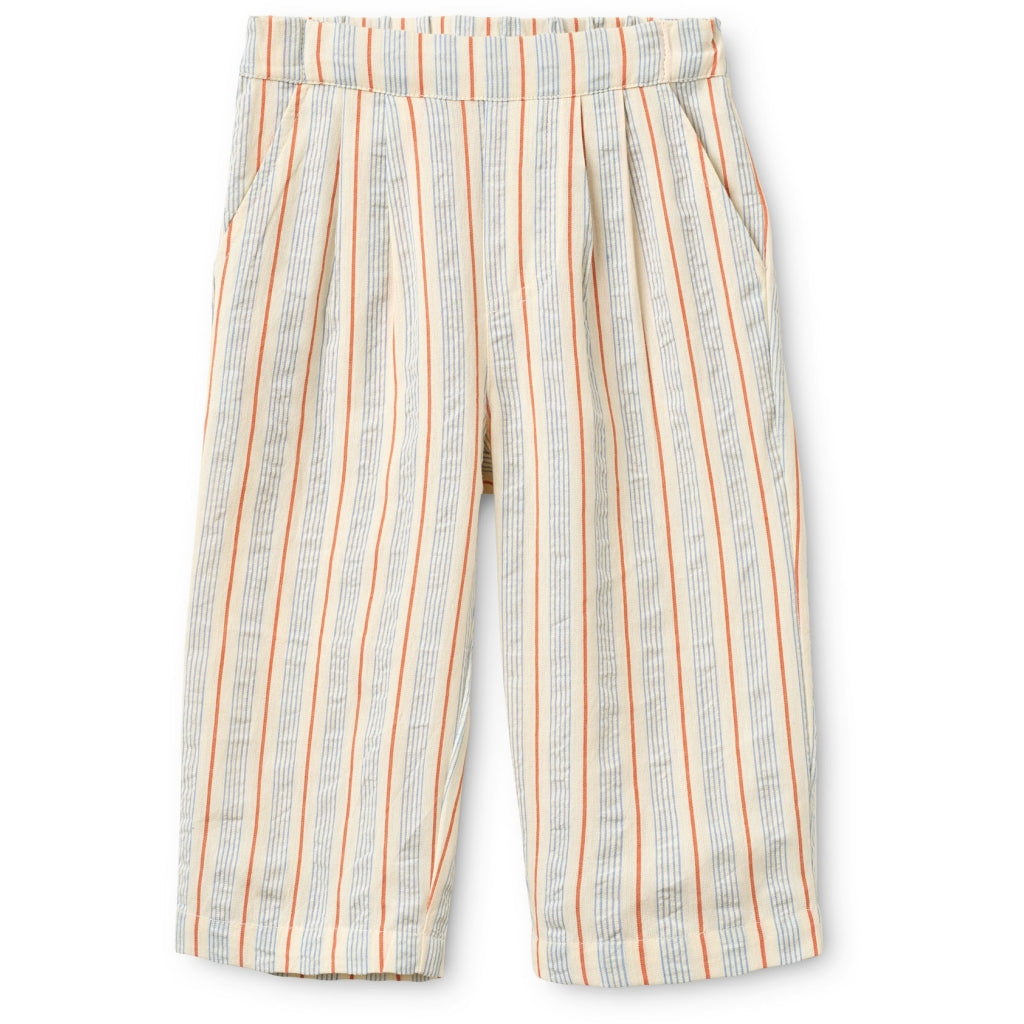 Flöss Aps Robin Pants Pants Blue-tangerine Stripe