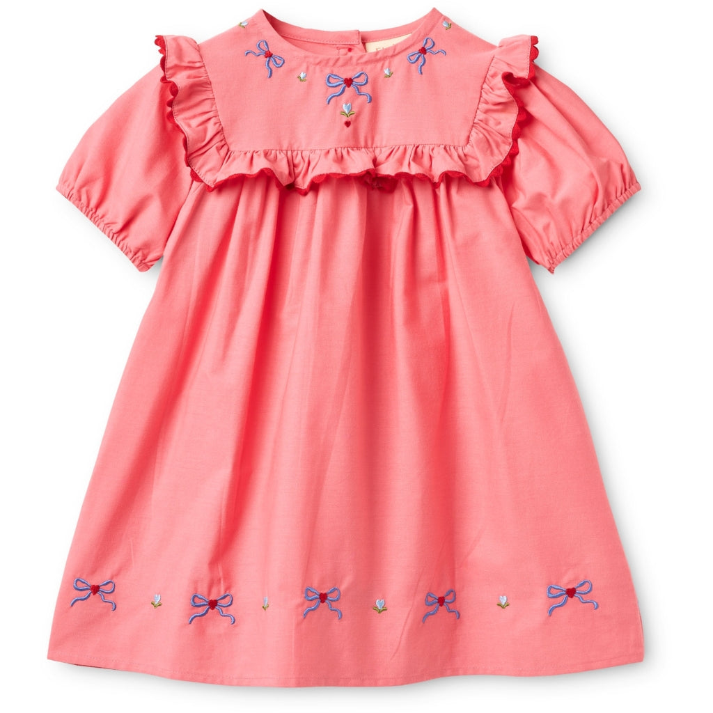 Flöss Aps Rosa Dress Dress Dark Rose