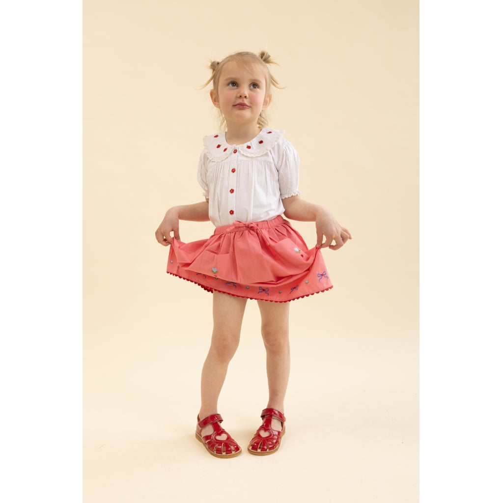 Flöss Aps Rosa Skirt Skirt Dark Rose