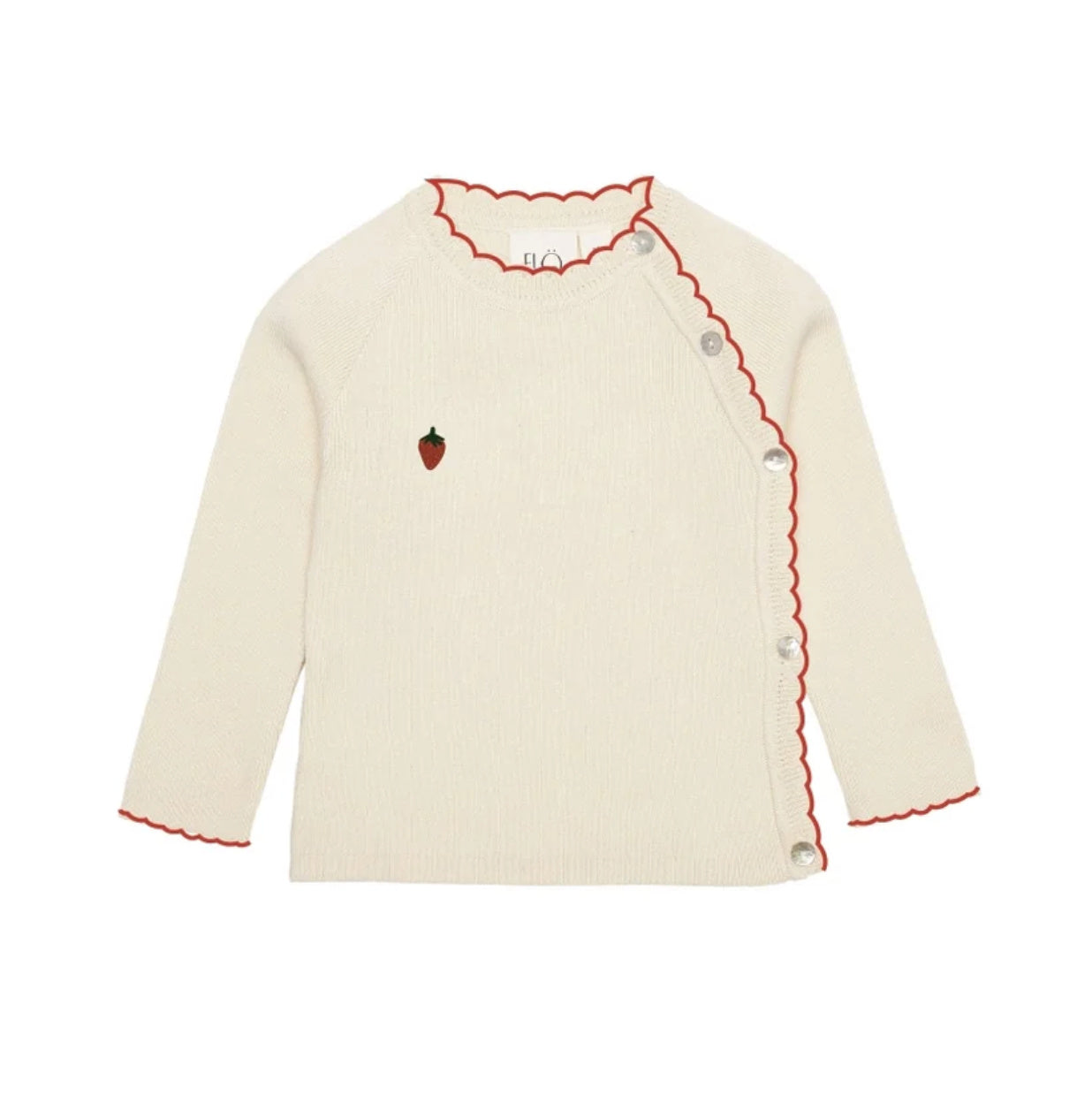 Kaya Blouse Berry - Soft White Berry