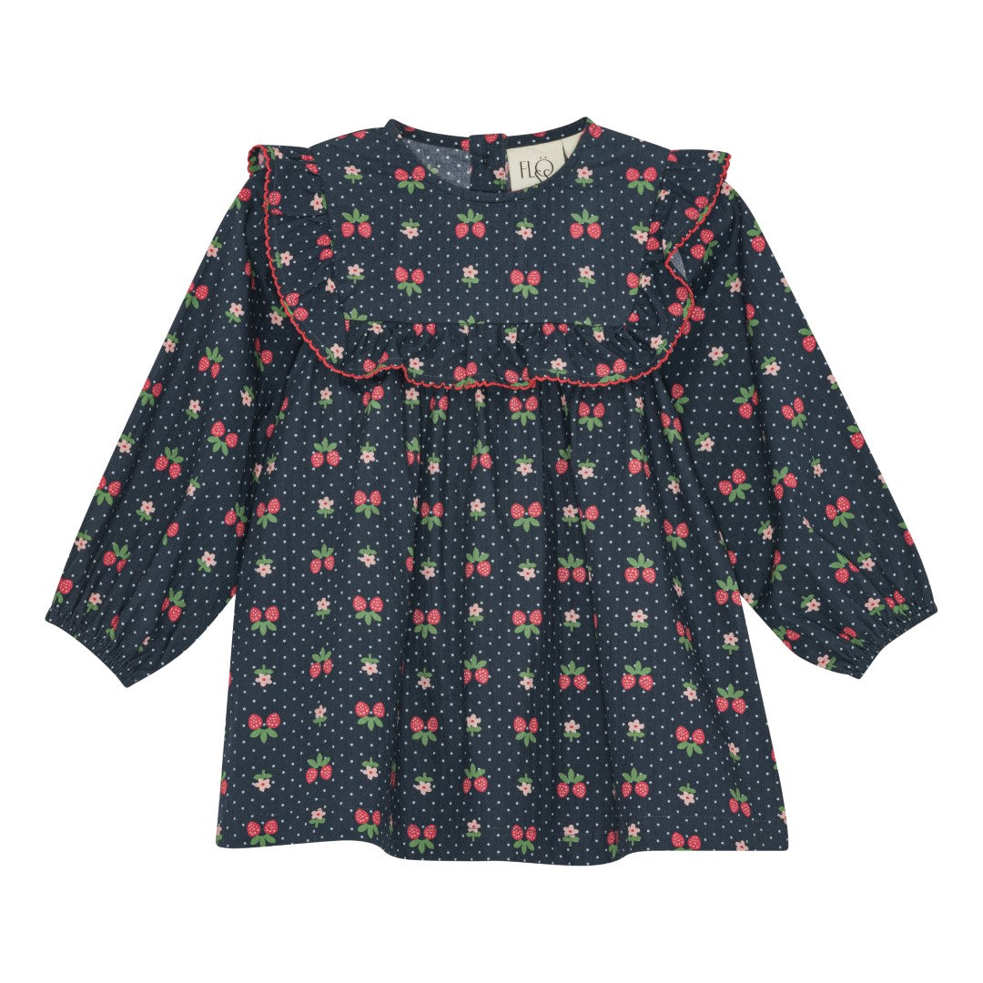 Sofia Dress - Navy Space Berry
