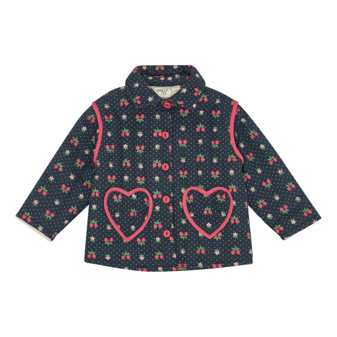 Sofia Jacket - Navy Space Berry